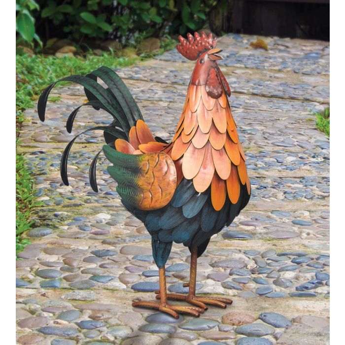 Regal Art and Gift Medium Arroyo Rooster Decor – Magic Valley Gardens